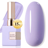 Double Rhythm purple lilac gel polish bottle for at-home manicure
