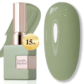Double Rhythm Sage Green 15ml bottle for consistent gel color at home