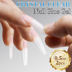 Double Rhythm set de dos piezas, gel para uñas y extensiones acrílicas.