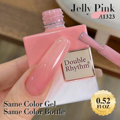 Double Rhythm swatch strip demonstrates layered jelly color effects