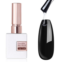 Double Rhythm Top Coat 15ml, acabado brillante y duradero para uñas