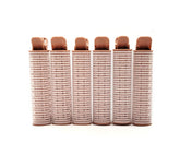 Douqu hair rollers with clip show voluminous bangs for quick, pull-free styling.