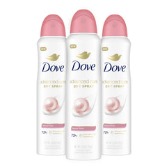 Dove Advanced Care Beauty Finish Desodorante Pulverizador para axilas suaves y frescas.