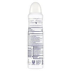 Dove Advanced Care Caring Coconut dry spray can close-up highlighting compact design and convenience.
