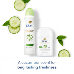 Juicy pear and crisp cucumber scent on Dove Advanced Care Cool Essentials.