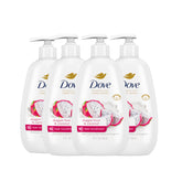 Dove Advanced Care, vertido del dispensador, espuma cremosa que limpia sin resecar.