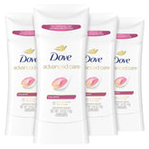 Dove Advanced Care Rose Petals stick pack for soft, protected underarms.