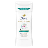 Dove Advanced Care Sheer Cool bottle closeup showing invisible protection for all-day freshness