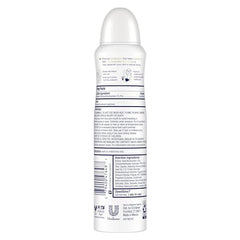 Dove Advanced Care Waterlily Sakura Blossom spray underarm for lasting freshness.