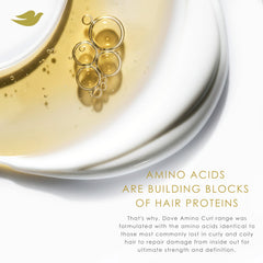 Dove Amino Curl Define Cream tube seals moisture and shapes curls.