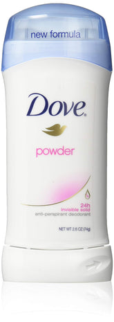 Dove anti-perspirant invisible solid powder pack of four for all-day dryness.