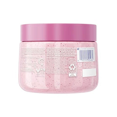 Dove aplicación de masaje en piel mojada para exfoliación delicada.