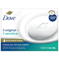 Dove barra original con crema hidratante para piel