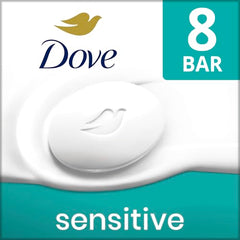 Dove Beauty Bar Sensitive, empaque simple y práctico para uso diario