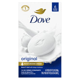 Dove Beauty Bar Original para rostro, limpieza suave y piel suave.