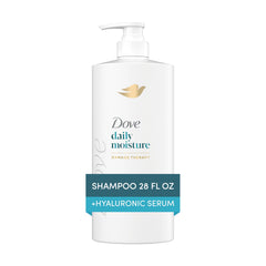 Dove Bio-Proteína en embalaje sugiere fortalecimiento y regeneración del cabello.