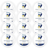 Dove Body Love crema nutritiva en envase de 75 ml, ideal para hidratación rápida.