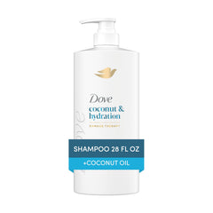 Dove Champú Coco Hidratación - aceite de coco: aroma envolvente y nutrición capilar.