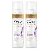 Dove champú en seco volumen y plenitud pulveriza raíces para revitalizar el cabello