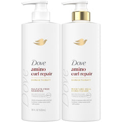 Dove Champú Reparación Cabello Rizado: limpia y define rizos con aminoácidos.