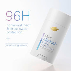 Dove Clinical + Care suero nutritivo cuida la piel de las axilas