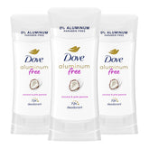Dove coconut pink jasmine deodorant stick with refreshing daily fragrance