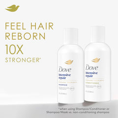 Dove acondicionador con fórmula de nutrición para reparación de cabello.