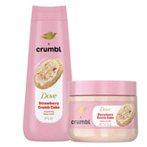 Dove Crumbl Moisturizing Body Wash bottle showing berry scent for long hydration.