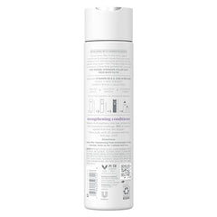 Dove Density Boost hair application showing lightweight conditioner for oily, fine hair.