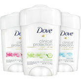 Dove Clinical Protection Cool Essentials stick with long-lasting odor protection.