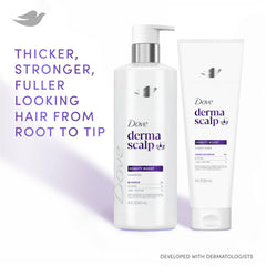 Dove Derma Scalp Density Boost: textura cremosa cuida el cuero cabelludo.