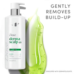 Dove Derma Scalp Shampoo Niacinamide scene supporting scalp barrier.