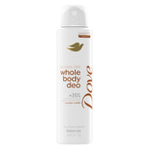 Desodorante corporal Dove sin alcohol Coco Vainilla para piel suave y fresca