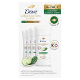Dove Advanced Care Invisible Pepino, protección duradera y sin manchas.