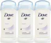 Desodorante Dove Invisible en barra fresca, acabado discreto y frescura duradera.