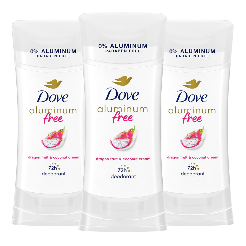 Desodorante Dove sin aluminio con pitaya y coco en pack de 3 para llevar