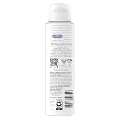 Spray invisible Dove para todo el cuerpo, se seca al instante.
