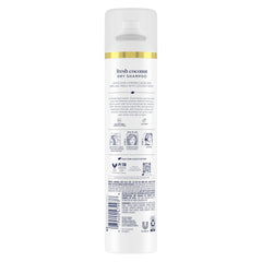 Dove Fresh Coconut: uso entre lavados para absorber grasa y dar volumen.