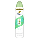 Dove Dry Spray Palo Santo Sage: botella elegante con fragancia cálida