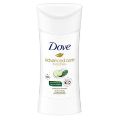 Envase de Dove Advanced Care 2.6 oz, práctico para bolsos.