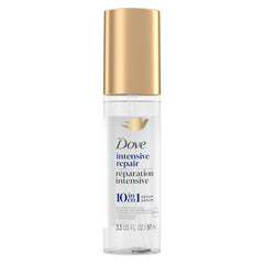 Dove Suero Reparación Intensiva, aplicación suave en puntas dañadas.