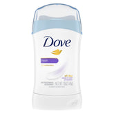 Dove Invisible Solid Fresh bottle showing stain-free protection all day