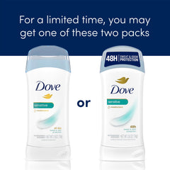 Dove Invisible Solid Sensitive: light fragrance for daily wear.