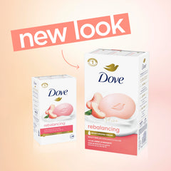 Dove con leche de arroz, lavado suave que respeta la piel.