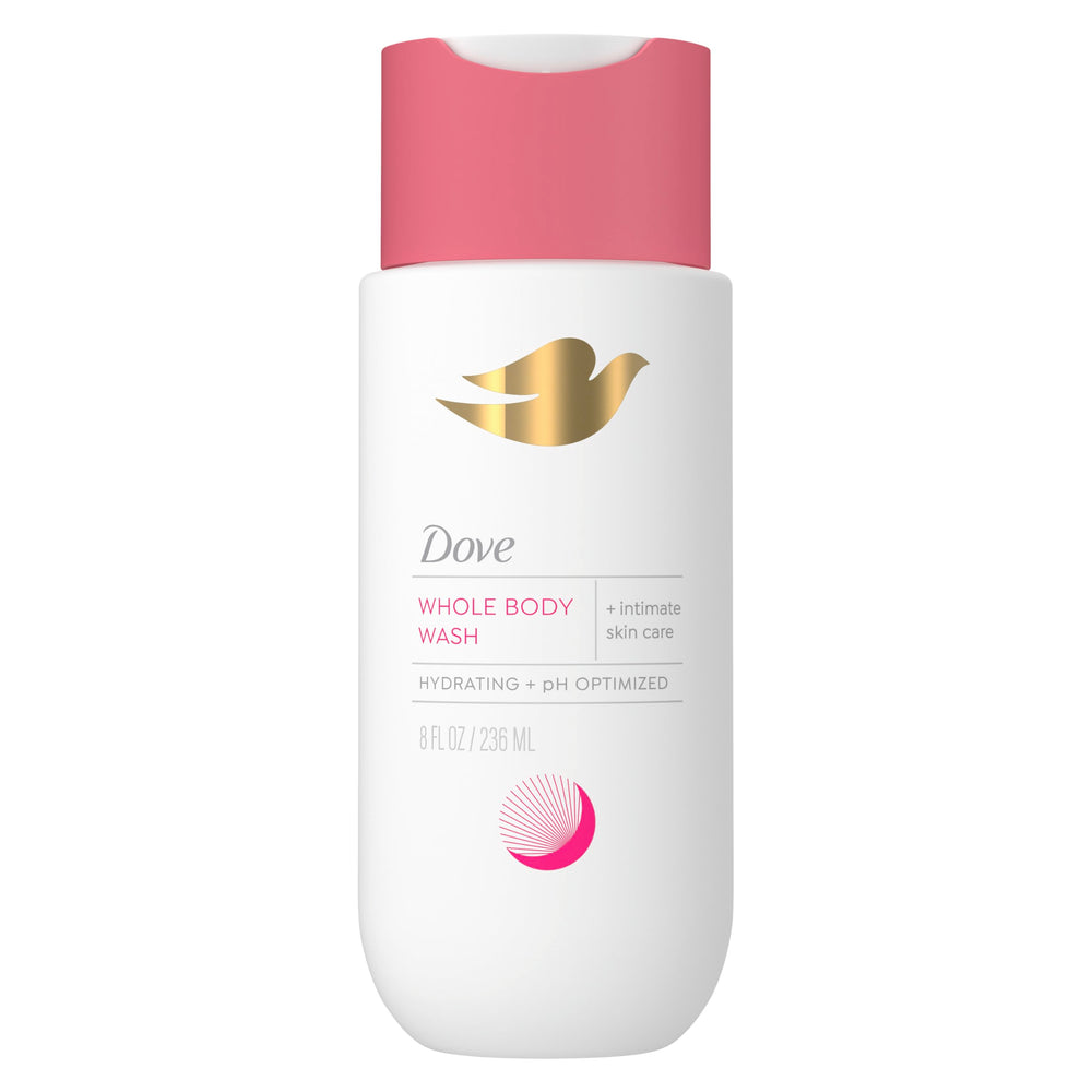 Dove Intimo, botella visible, cuidado suave para piel sensible