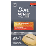 Dove Men+Care Barra Jabón Defensa Piel: limpieza efectiva y suave para uso diario.