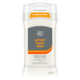 Desodorante corporal DOVE MEN + CARE frente, uso diario confiable.
