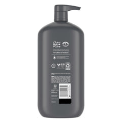 DOVE MEN + CARE, espuma hidratante, sensación suave durante todo el día.