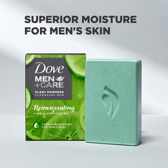 Dove Men+Care hydrating bar helps maintain skin moisture during use