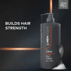 Dove Men Care masculine scent bottle emphasizes subtle, long-lasting fragrance